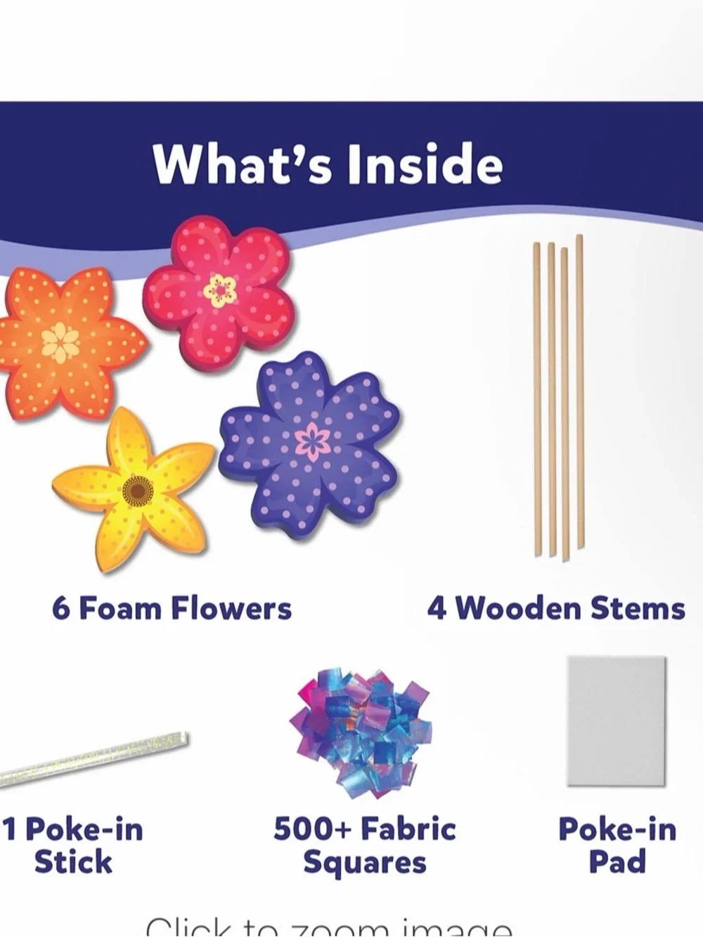 Skillmatics Poke-In Art Flower Bouquet craft kit Sealed